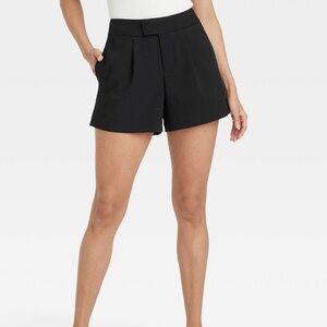 a new day Women's High Waist Black Shorts